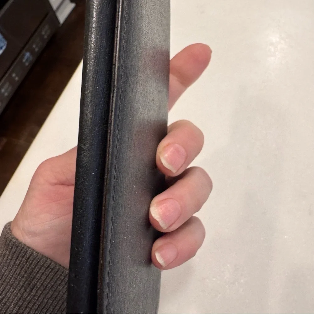 dunhill Black Leather Men's / Women’s Bi-Fold Long Wallet
